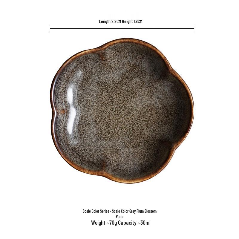 Japanese Style 3-Compartment Kiln-Glazed Ceramic Sauce Dish
Japanese Style 3-Compartment Kiln-Glazed Ceramic Sauce Dish