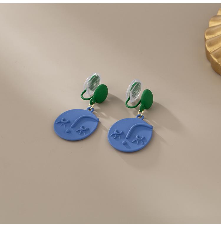 Красочный контрастный синий лицевой модный зажим для ушей противомоскитной катушки без отверстий для ушей
Красочный контрастный синий лицевой модный зажим для ушей противомоскитной катушки без отверстий для ушей