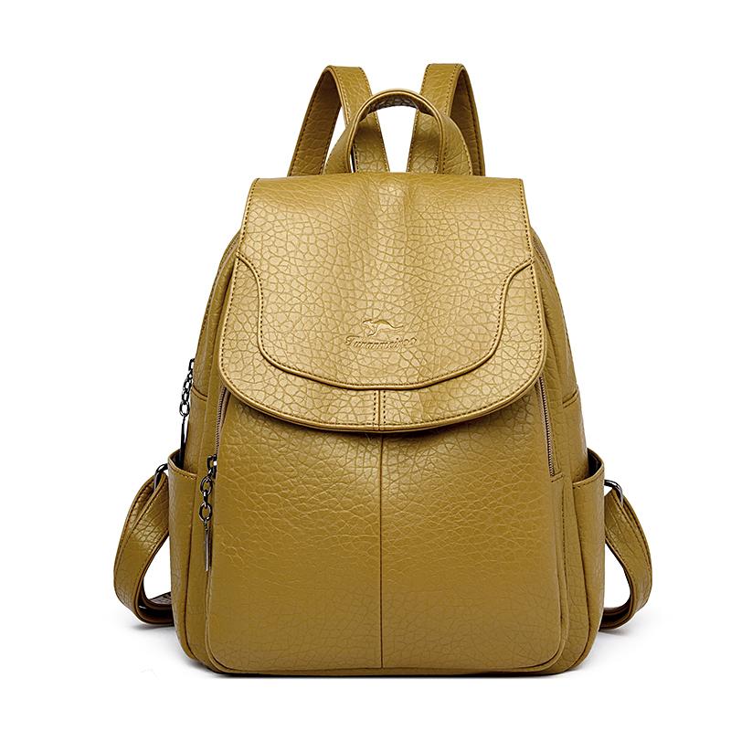 Women s Soft Leather Backpacks Large Capacity School Bags for Teenage Girls Travel Book Backpack High Quality
Women s Soft Leather Backpacks Large Capacity School Bags for Teenage Girls Travel Book Backpack High Quality