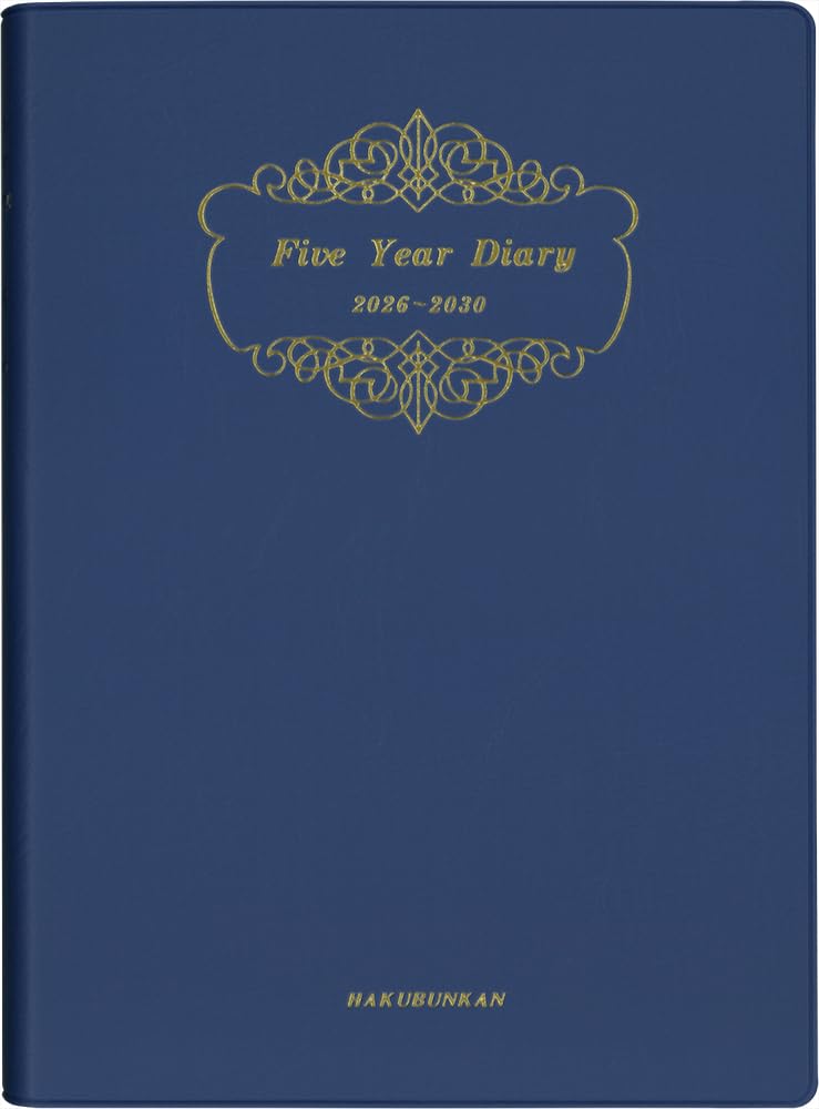 Hakubunkan Diary 2026 A5 Soft 115 January 5-Year Diary, Blue, No. (Starts 2026) синий
Hakubunkan Diary 2026 A5 Soft 115 January 5-Year Diary, Blue, No. (Starts 2026) синий