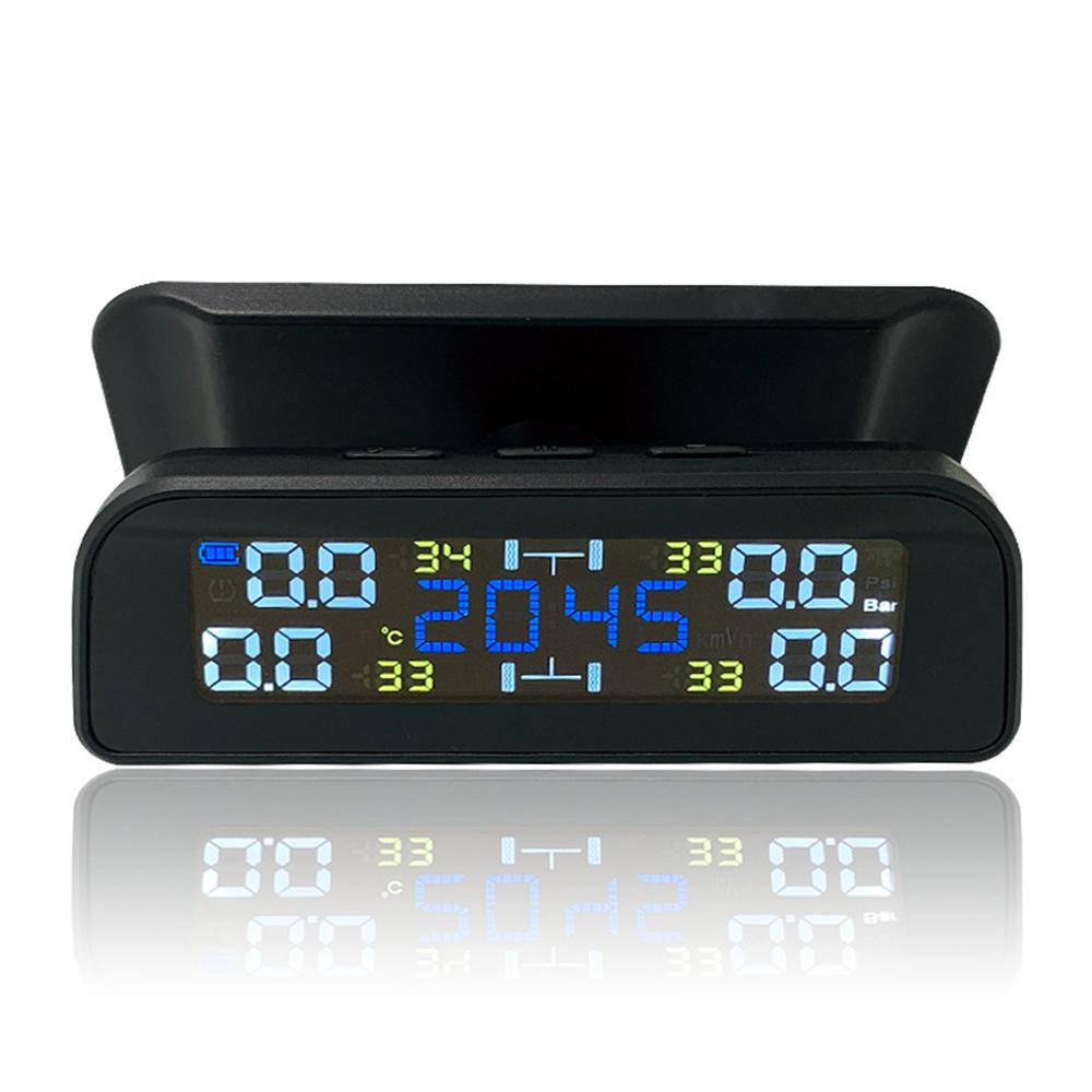 Беспроводная солнечная TPMS ЖК-система контроля давления в шинах автомобиля 4 внешних датчика
Беспроводная солнечная TPMS ЖК-система контроля давления в шинах автомобиля 4 внешних датчика
