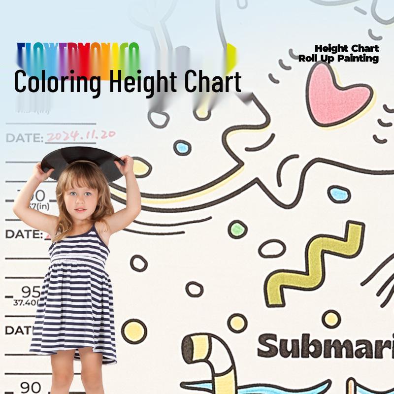 Monaco Flower Bud Children s Height Chart: Cartoon Wall Sticker & Educational Coloring Toy
Monaco Flower Bud Children s Height Chart: Cartoon Wall Sticker & Educational Coloring Toy