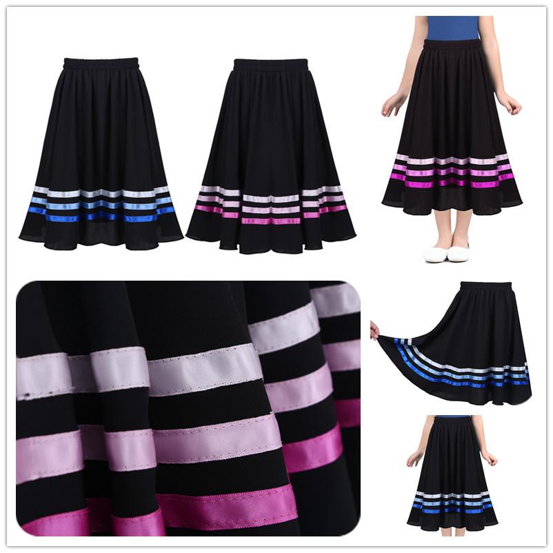 Kids Girls Long Maxi Chiffon Pleated Skirt Circle Ribbons Decorated Spirit Praise Dance Skirts For Stage Performance
Kids Girls Long Maxi Chiffon Pleated Skirt Circle Ribbons Decorated Spirit Praise Dance Skirts For Stage Performance