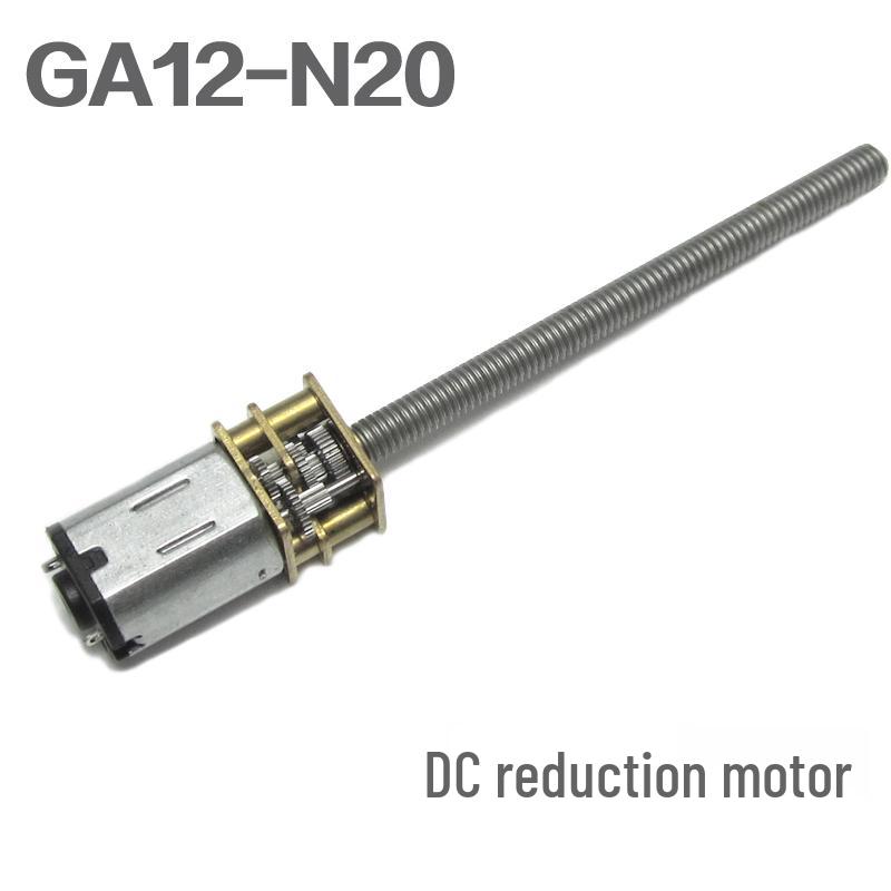 3-12V N20 Long Shaft Low-Speed Gear Motor with M4-55 Threaded Rod for Smart Car 3V 1000RPM
3-12V N20 Long Shaft Low-Speed Gear Motor with M4-55 Threaded Rod for Smart Car 3V 1000RPM