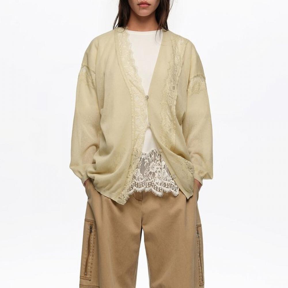 Bimba Y Lola Long Cotton And Linen Lace Cardigan Green B265awg007gnb Green/XXS
Bimba Y Lola Long Cotton And Linen Lace Cardigan Green B265awg007gnb Green/XXS