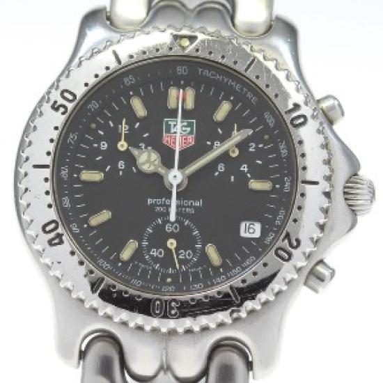 Used TAG HEUER CG1110-0 Cell Chronograph Quartz Men s Stainless Steel Case & Bracelet Classic Swiss Sports Watch чорний
Used TAG HEUER CG1110-0 Cell Chronograph Quartz Men s Stainless Steel Case & Bracelet Classic Swiss Sports Watch чорний
