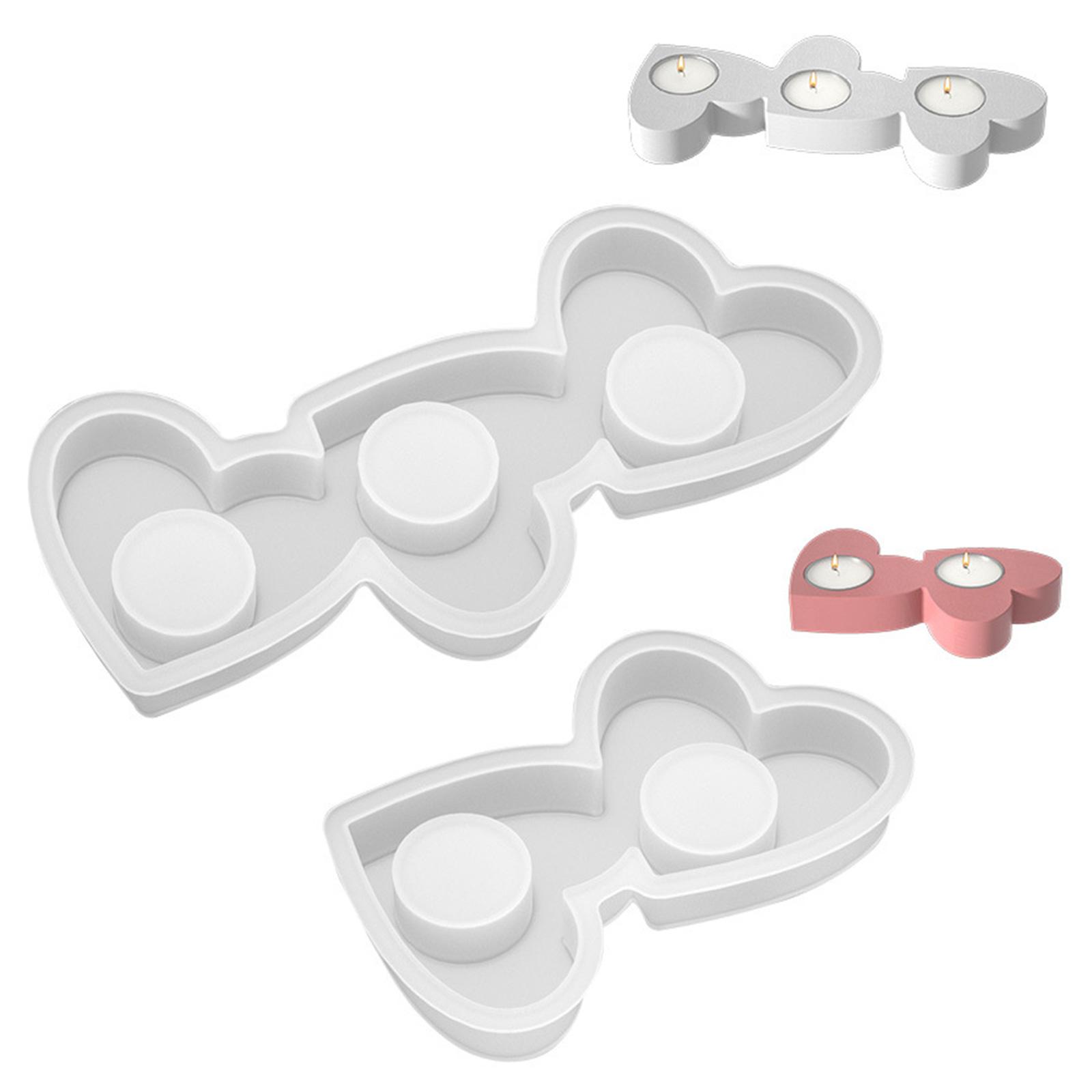 2шт. Формы для подсвечников в форме сердца, три отверстия, формы для подсвечников для чайных свечей, гипсовые украшения для подсвечников своими руками, рождественский подарок прозрачный
2шт. Формы для подсвечников в форме сердца, три отверстия, формы для подсвечников для чайных свечей, гипсовые украшения для подсвечников своими руками, рождественский подарок прозрачный