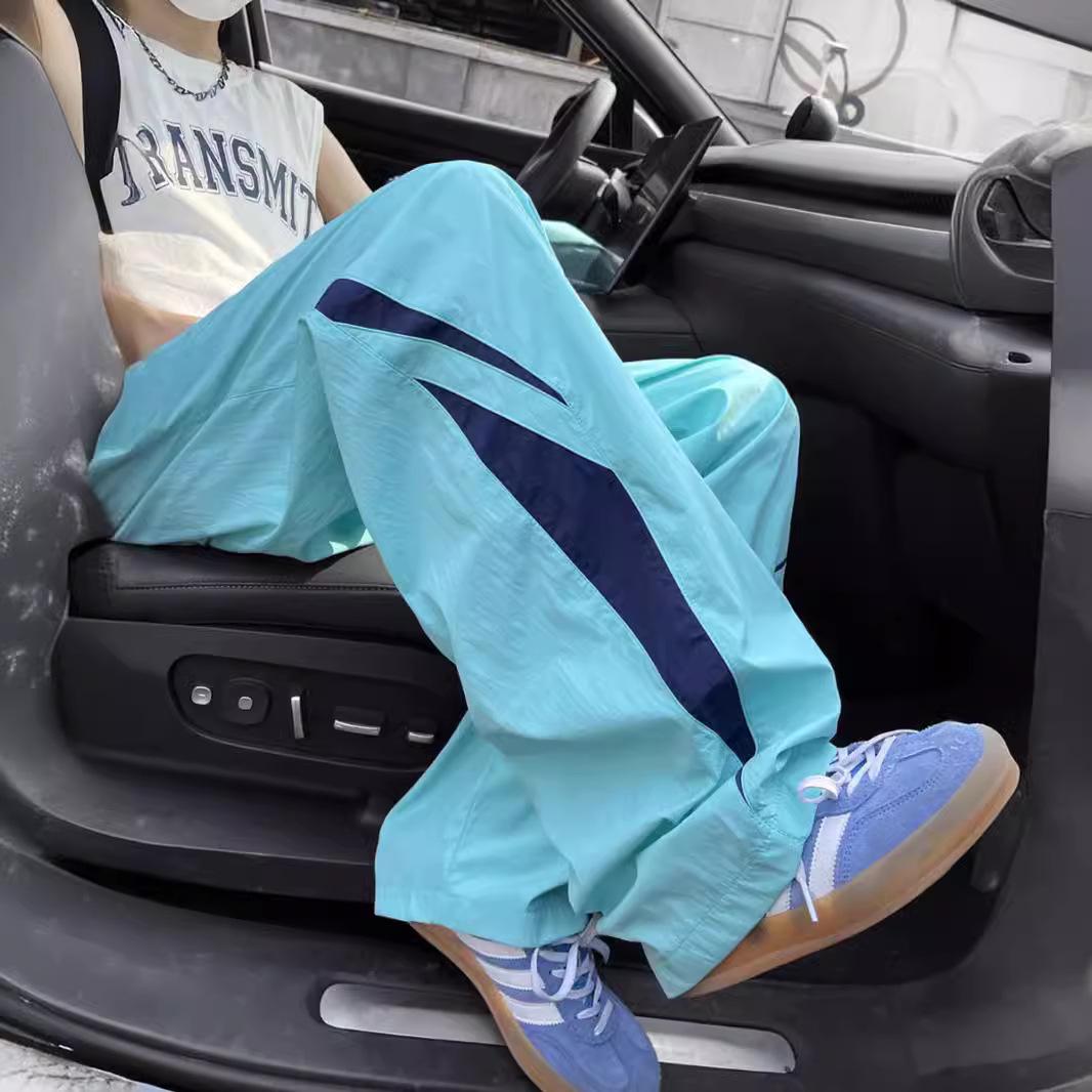 Women s Dopamine Colorblock Quick-Dry Parachute Pants - Korean Style Casual Summer Sportswear XL синий
Women s Dopamine Colorblock Quick-Dry Parachute Pants - Korean Style Casual Summer Sportswear XL синий