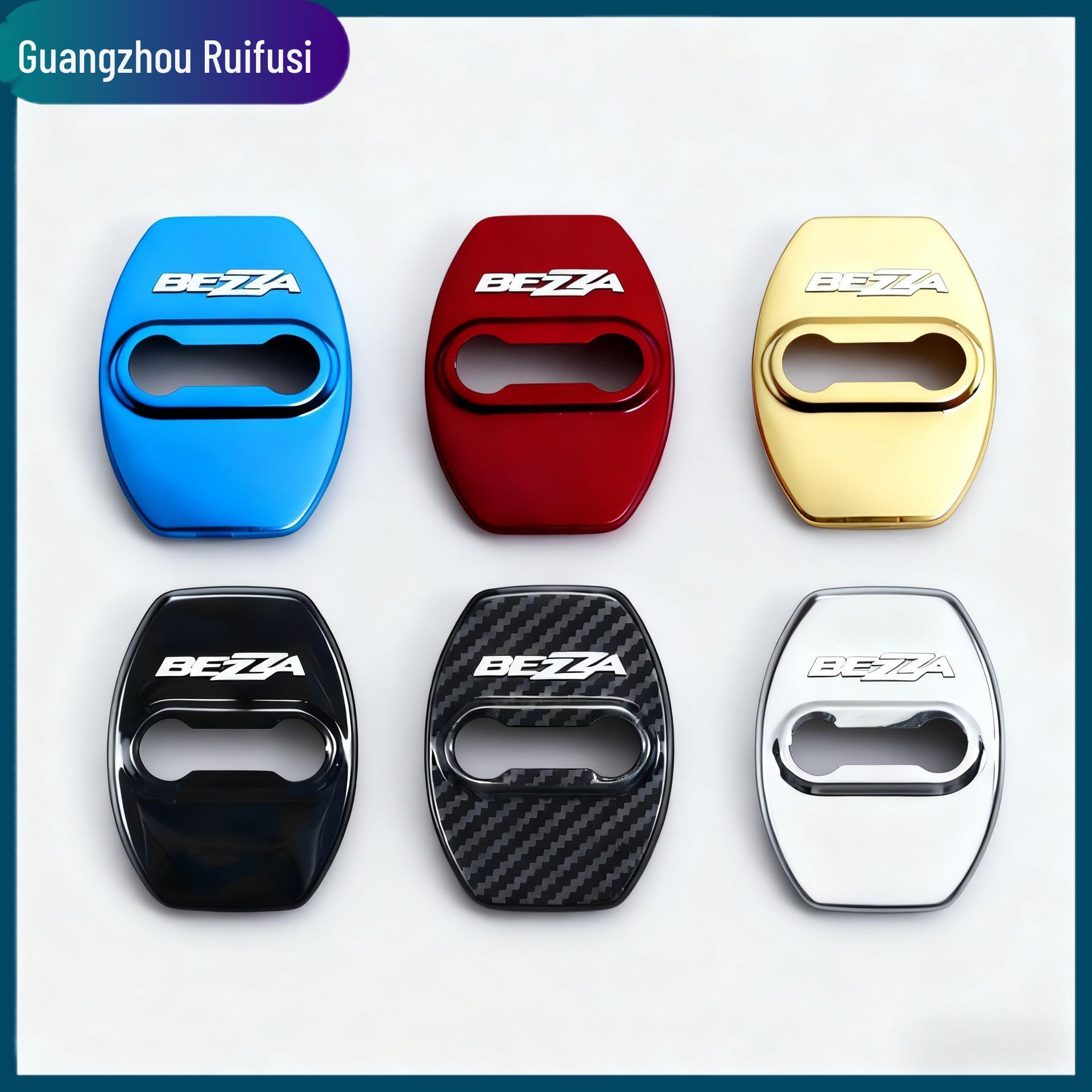 Bezza Stainless Steel Car Door Lock Cover with Logo for Cross-Border Compatibility Silver
Bezza Stainless Steel Car Door Lock Cover with Logo for Cross-Border Compatibility Silver