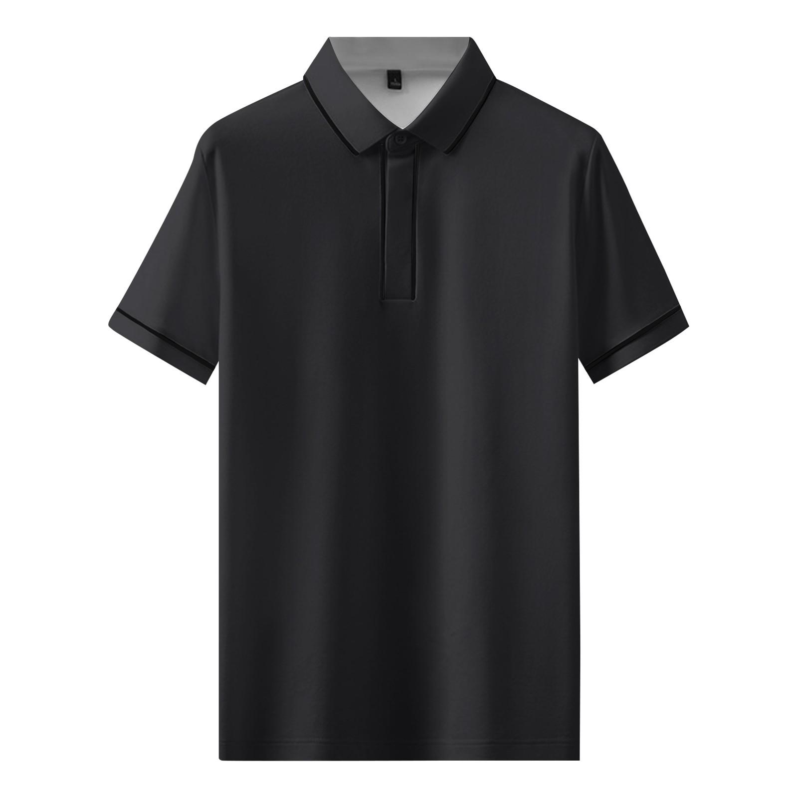 Men s Classic Lapel Color Versatile Short-sleeved Top L чорний
Men s Classic Lapel Color Versatile Short-sleeved Top L чорний