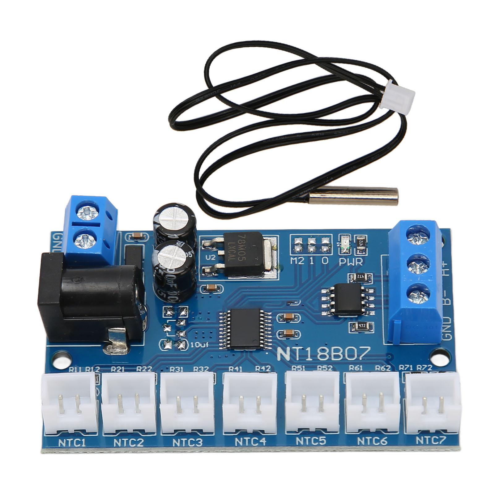 RS485 Module 7 Channel Minus 20 to Plus 125 Celsius 19.7in Long NTC Temperature Sensor for
RS485 Module 7 Channel Minus 20 to Plus 125 Celsius 19.7in Long NTC Temperature Sensor for