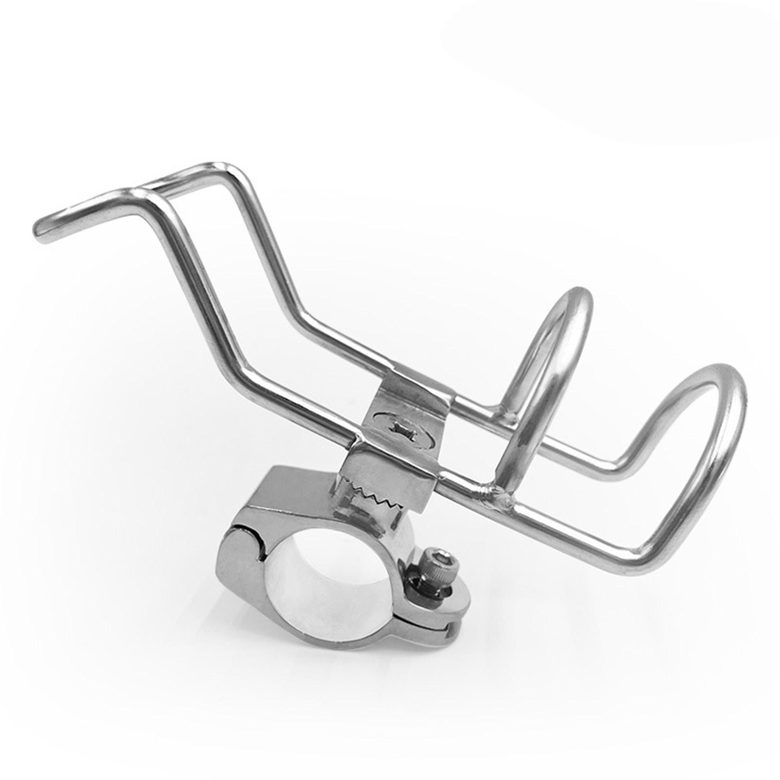 Rail Mounted Clamp on Rod Holder Stainless Steel Fishing Pole Bracket for Fishing Boat Kayak Marine Easy to Install
Rail Mounted Clamp on Rod Holder Stainless Steel Fishing Pole Bracket for Fishing Boat Kayak Marine Easy to Install