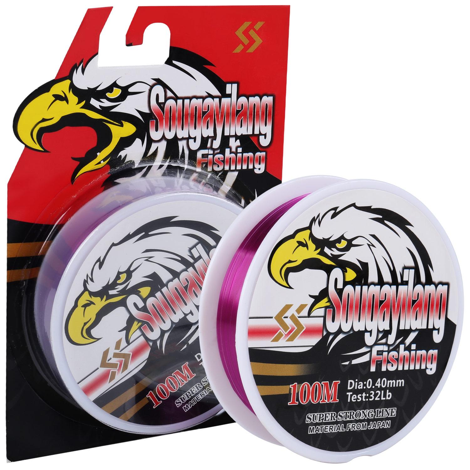 SOUGAYILANG 100 м флюорокарбоновая леска 11-41 фунтов карбоновая леска для ловли карпа леска для ловли нахлыстом Pesca 0.18mm красный
SOUGAYILANG 100 м флюорокарбоновая леска 11-41 фунтов карбоновая леска для ловли карпа леска для ловли нахлыстом Pesca 0.18mm красный
