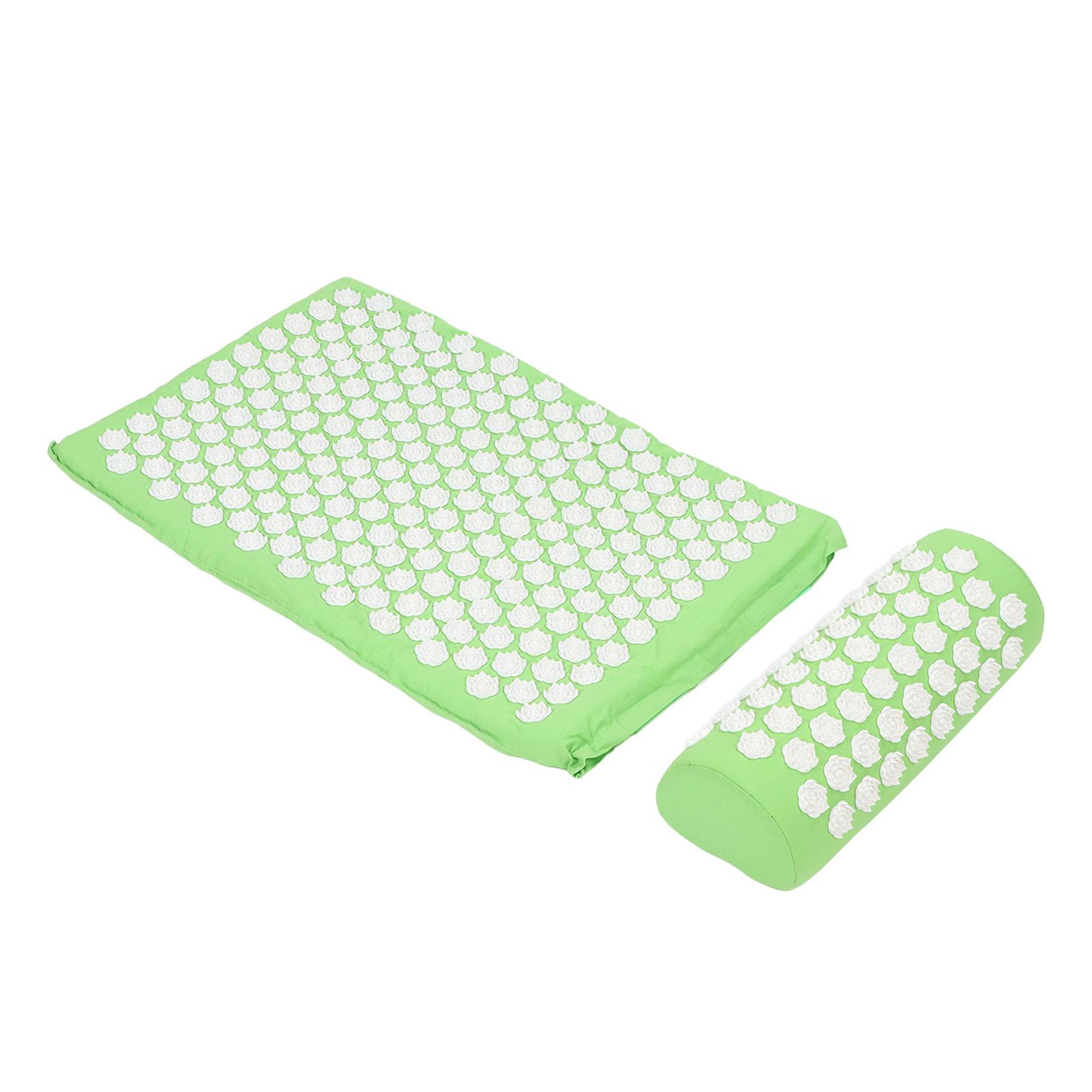 Acupressure Mat Pillow Set Sit Lying Mat Relax Back Shoulders Neck Feet Muscle for Sofa Floor Bed
Acupressure Mat Pillow Set Sit Lying Mat Relax Back Shoulders Neck Feet Muscle for Sofa Floor Bed