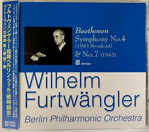 CD BEETHOVEN - Symphonies Nos. 4 and 7 Furtwangler OPK7002 Japan ObiClassical Used
CD BEETHOVEN - Symphonies Nos. 4 and 7 Furtwangler OPK7002 Japan ObiClassical Used