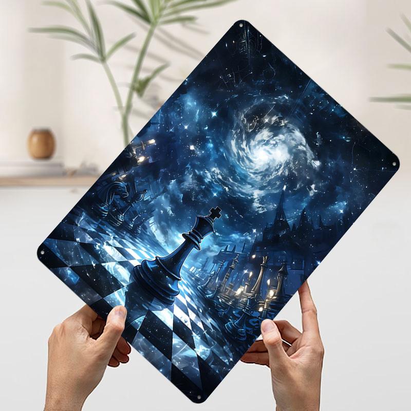Galaxy Universe Chess Tin Plaque Poster Customized Wall Art Retro Vintage Metal Signs for Man Cave Coffee Bar Accessories Decor 20x30cm(7.8x11.8inch)
Galaxy Universe Chess Tin Plaque Poster Customized Wall Art Retro Vintage Metal Signs for Man Cave Coffee Bar Accessories Decor 20x30cm(7.8x11.8inch)