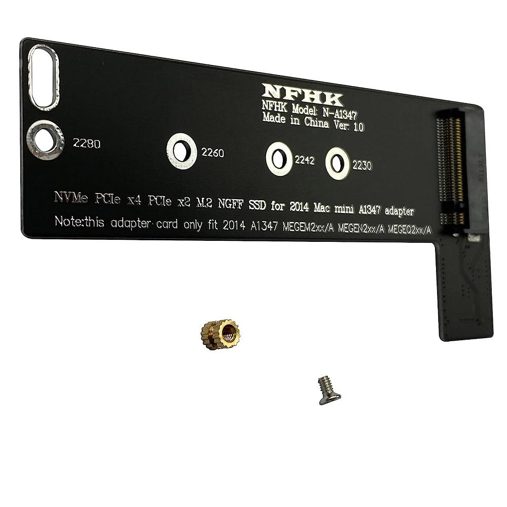 M.2 NGFF M-Key NVME SSD Convertor Card for Late 2014 Mac mini A1347 MEGEN2 MEGEM2 MEGEQ2
M.2 NGFF M-Key NVME SSD Convertor Card for Late 2014 Mac mini A1347 MEGEN2 MEGEM2 MEGEQ2