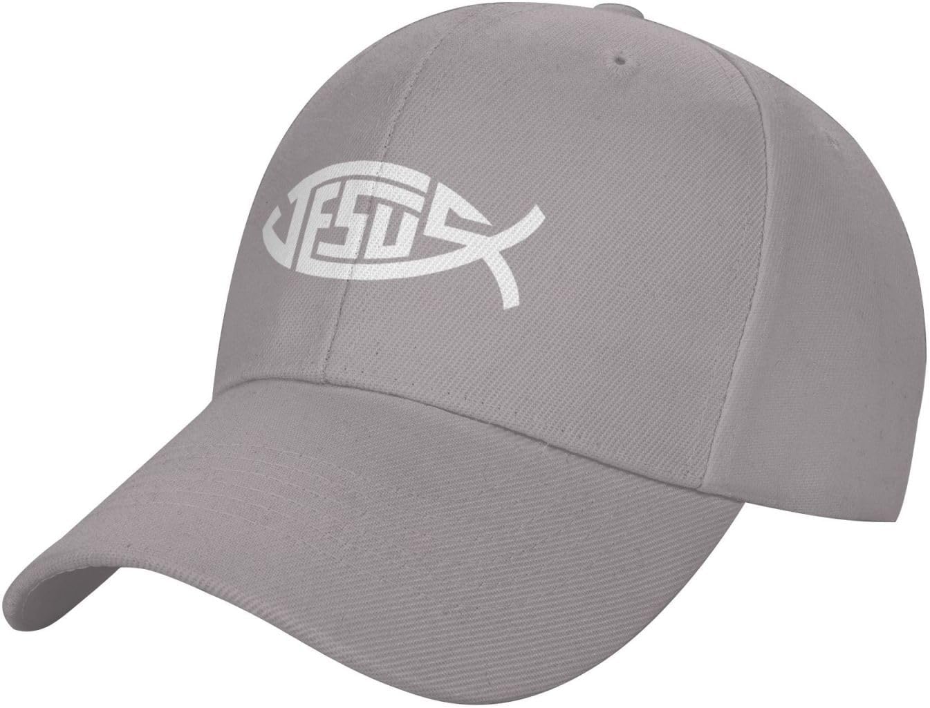 Jesus Fish Icthys Christian Print Baseball Cap Casual Adult Unisex Cotton Adjustable Sports Hat One Size
Jesus Fish Icthys Christian Print Baseball Cap Casual Adult Unisex Cotton Adjustable Sports Hat One Size