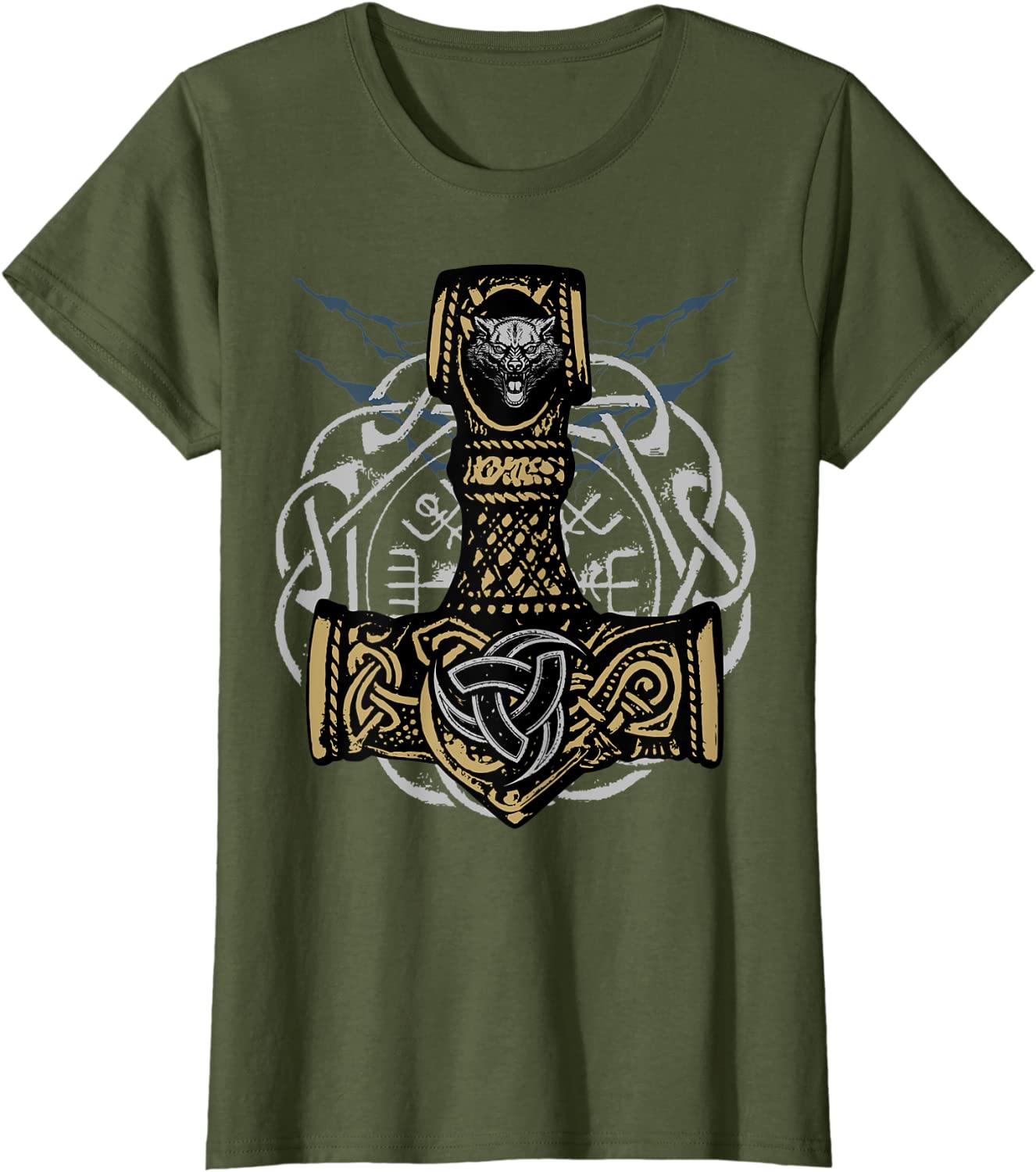 Thors Hammer Triple Horn of Odin Men T-Shirt Short Sleeve Casual 100% Cotton O-Neck Summer Shirt 4XL
Thors Hammer Triple Horn of Odin Men T-Shirt Short Sleeve Casual 100% Cotton O-Neck Summer Shirt 4XL