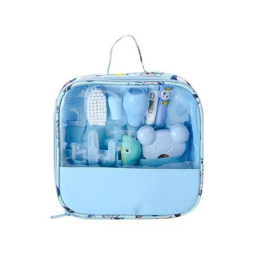 13Pcs/Set Multi-functional Newborn Care Essentials Baby Grooming Kit Parent Essentials синий
13Pcs/Set Multi-functional Newborn Care Essentials Baby Grooming Kit Parent Essentials синий