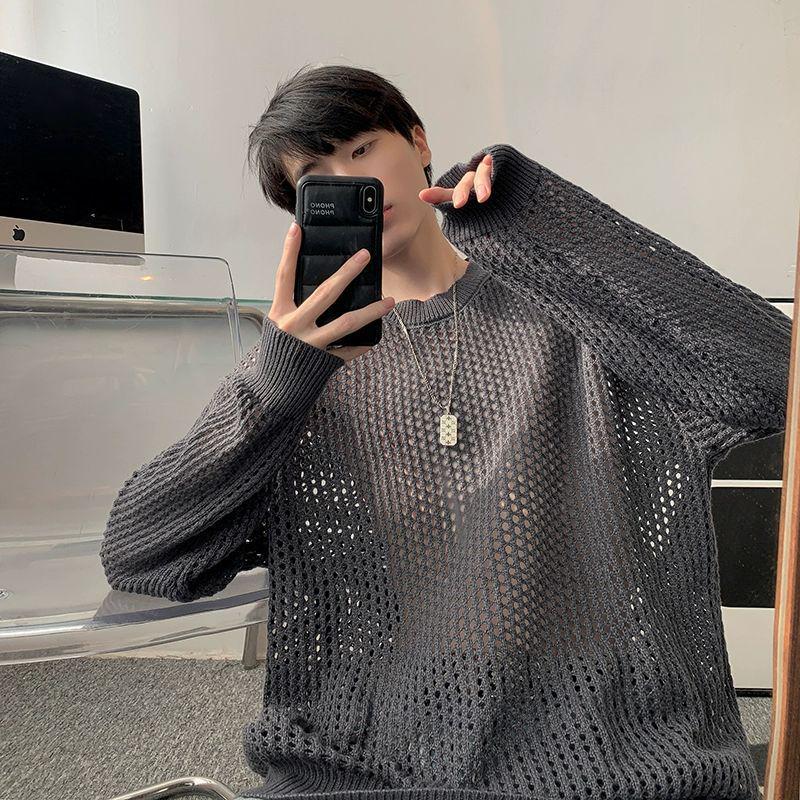 Men s 2023 Autumn Trendy White Hollow-Out Ripped Loose Knit Sweater, Korean Style. L сірий колір
Men s 2023 Autumn Trendy White Hollow-Out Ripped Loose Knit Sweater, Korean Style. L сірий колір