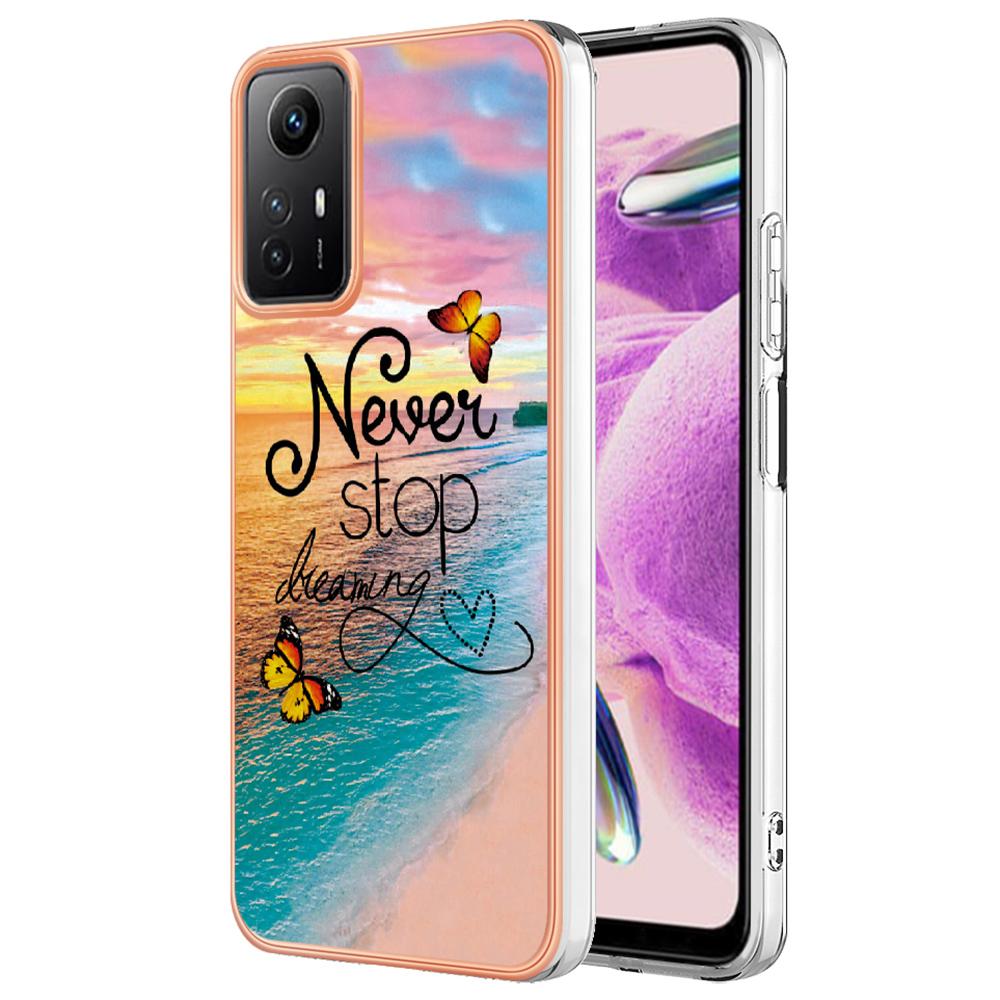 For Xiaomi Redmi Note 12S 4G Case with IMD Marble Flower Pattern TPU Mobile Back Cover Never Stop Dreaming
For Xiaomi Redmi Note 12S 4G Case with IMD Marble Flower Pattern TPU Mobile Back Cover Never Stop Dreaming