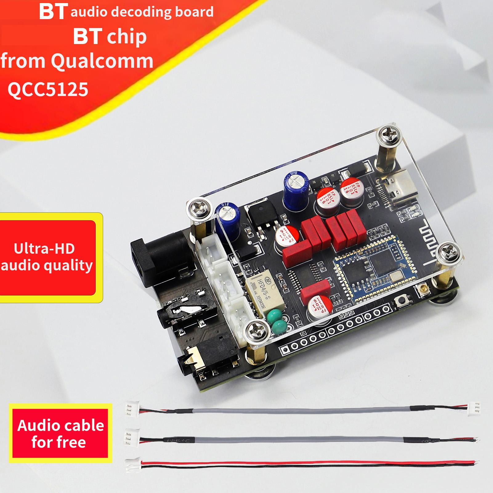 Портативна плата без втрат BT 5.1 USB декодування QCC5125 APTX LDAC вбудований декодер антени з акрилом чорний
Портативна плата без втрат BT 5.1 USB декодування QCC5125 APTX LDAC вбудований декодер антени з акрилом чорний
