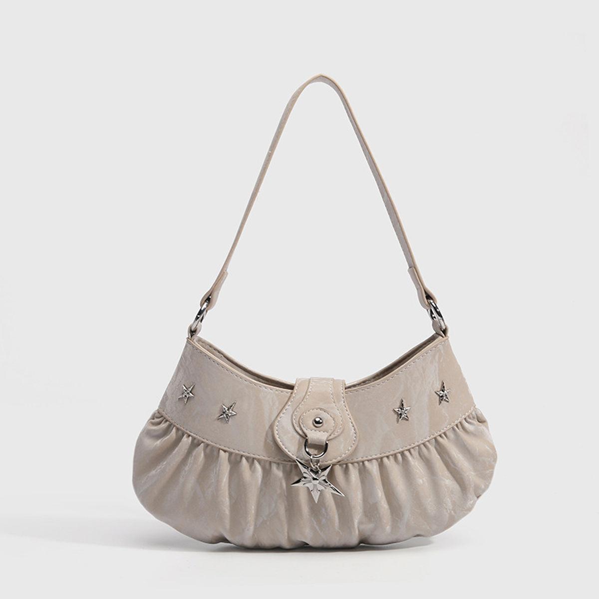 Harajuku Hot Girl Star Element Handbag Women Bohemian Vacation Style Shoulder Bag Ladies Leather Pleated Underarm Bag Y2k 2025 32x16x2cm серый
Harajuku Hot Girl Star Element Handbag Women Bohemian Vacation Style Shoulder Bag Ladies Leather Pleated Underarm Bag Y2k 2025 32x16x2cm серый