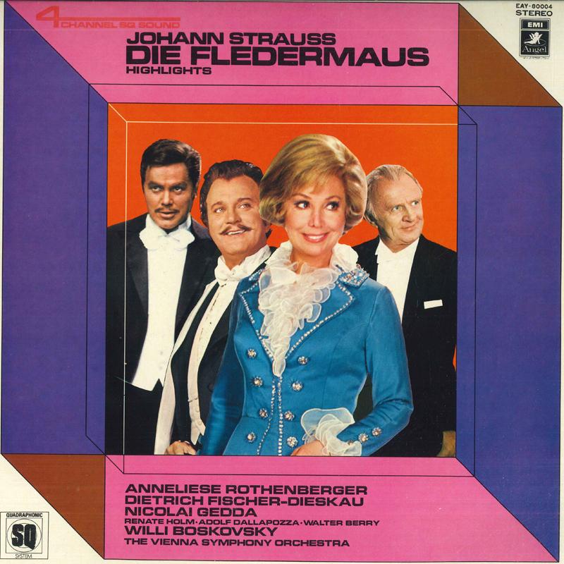 LP Record ANNELIESE ROTHENBERGER, DIETRICH FI - Strauss: Comic opera Die Fledermaus EAY80004 EMI ANGEL Japan Classical Used
LP Record ANNELIESE ROTHENBERGER, DIETRICH FI - Strauss: Comic opera Die Fledermaus EAY80004 EMI ANGEL Japan Classical Used