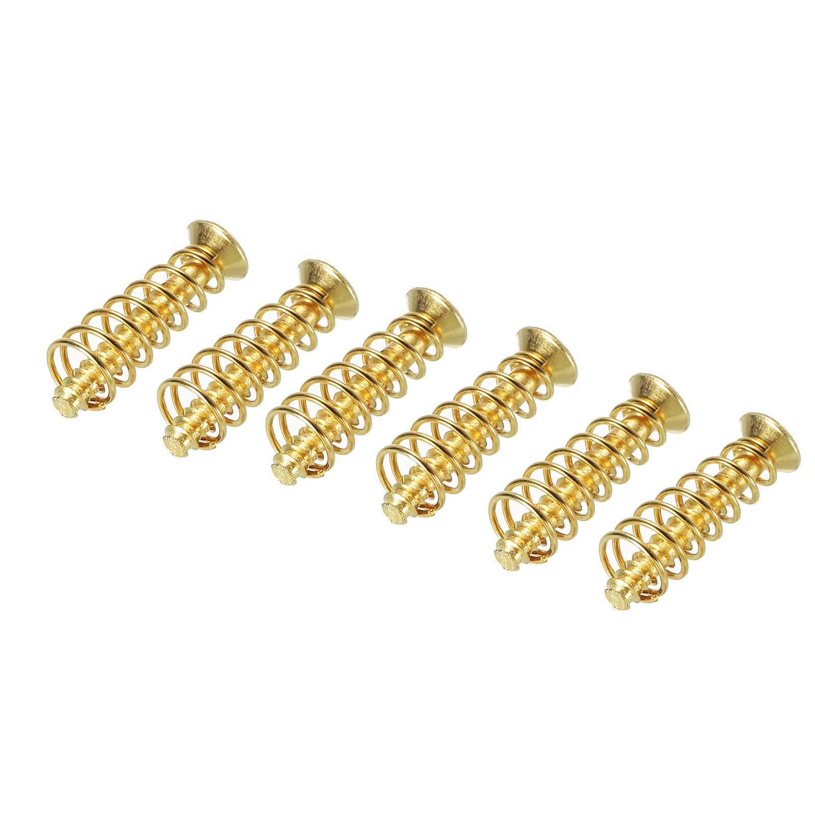 PATIKIL Guitar Pickguard Mounting Screws with Spring M3x22mm Screws Single Coil Pickup Ring Mounting Screws for Electronic Guitar Gold 6 Pieces
PATIKIL Guitar Pickguard Mounting Screws with Spring M3x22mm Screws Single Coil Pickup Ring Mounting Screws for Electronic Guitar Gold 6 Pieces