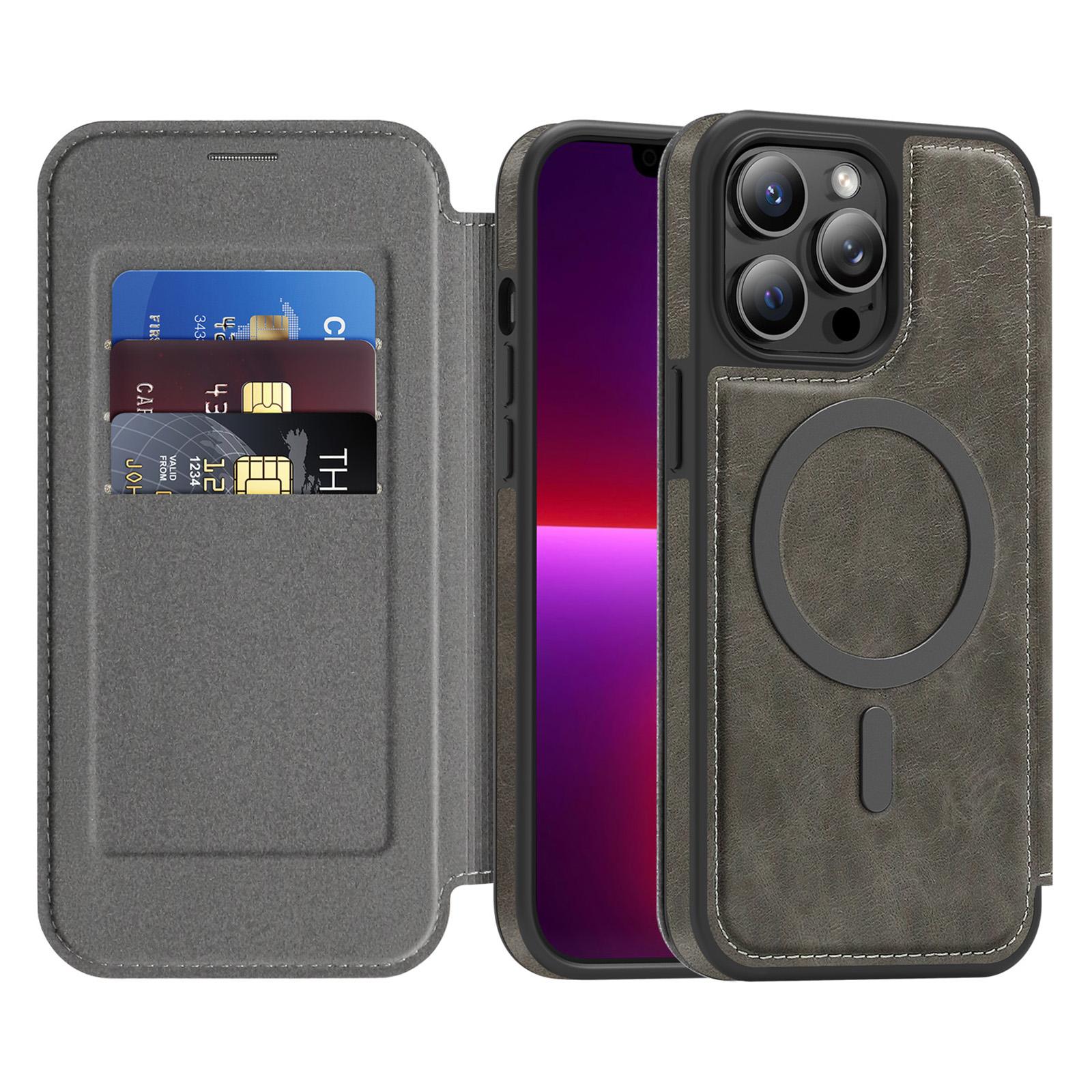 For iPhone 13 Pro Max Case Compatible with MagSafe RFID Blocking Card Holder Leather Phone Cover Sapphire
For iPhone 13 Pro Max Case Compatible with MagSafe RFID Blocking Card Holder Leather Phone Cover Sapphire