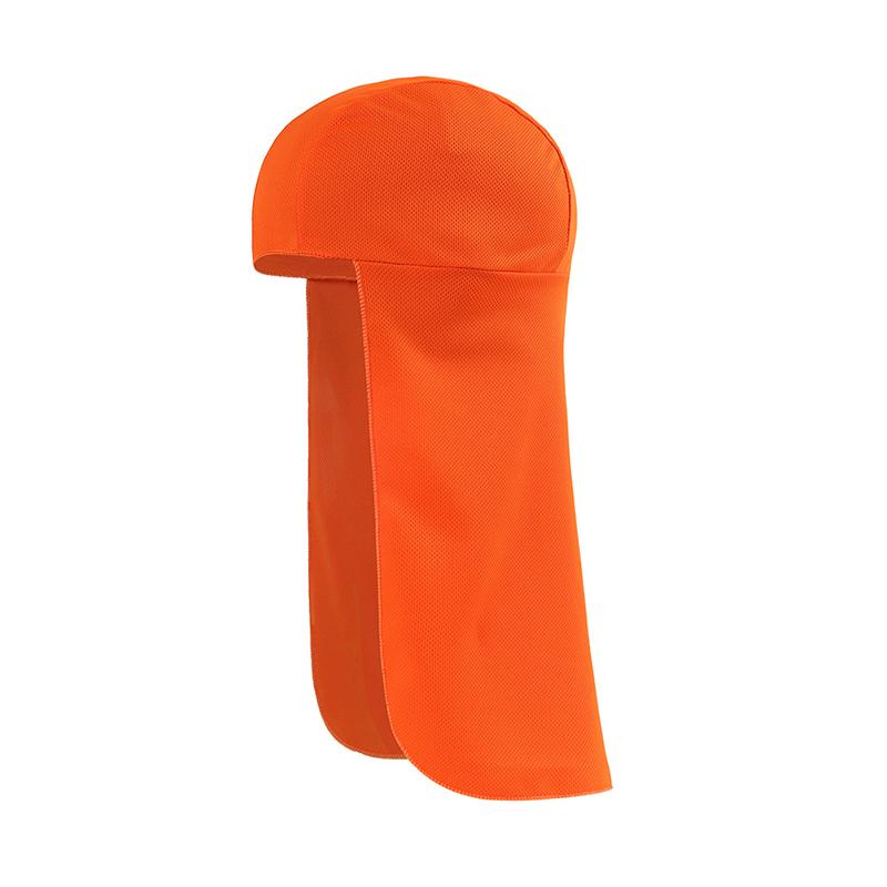 Велосипедная кепка от солнца для мужчин, охлаждающая спортивная кепка с длинным хвостом, летняя кепка с защитой от УФ-лучей оранжевый