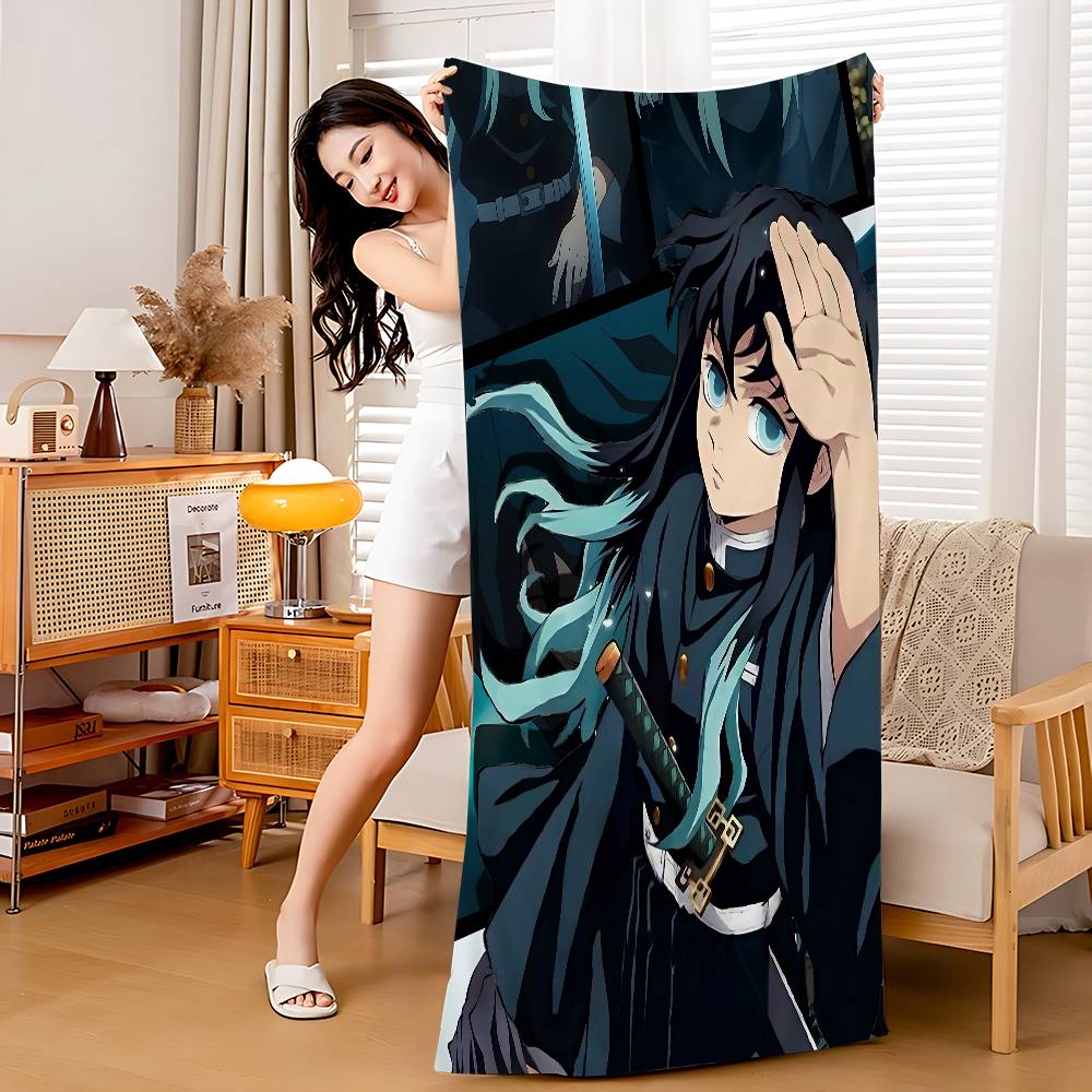 Muichiro Tokito Beach Towel Cartoon Cute Summer Kids Large Bath Pool Beach Towel Microfiber Absorbent For Swimming Travel W30*H60(CM)
Muichiro Tokito Beach Towel Cartoon Cute Summer Kids Large Bath Pool Beach Towel Microfiber Absorbent For Swimming Travel W30*H60(CM)