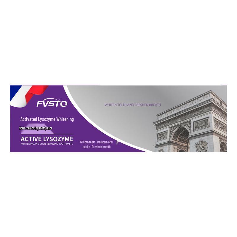 FVSTO Whitening & Stain Removal Toothpaste
FVSTO Whitening & Stain Removal Toothpaste