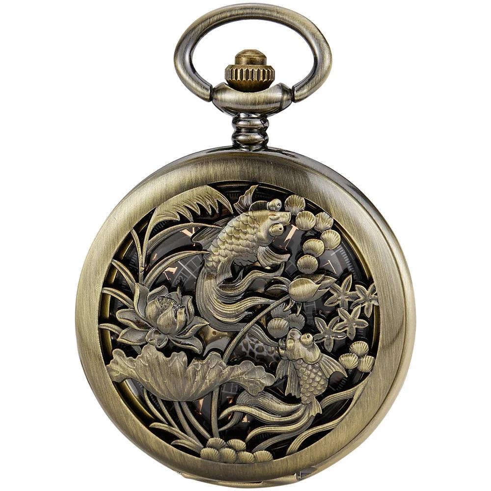 NEW PJX1628 Retro Bronze Mechanical Hand Winding Pocket Watch Red Wood Decor Luxury Pendant Clock Pocket Clock
NEW PJX1628 Retro Bronze Mechanical Hand Winding Pocket Watch Red Wood Decor Luxury Pendant Clock Pocket Clock