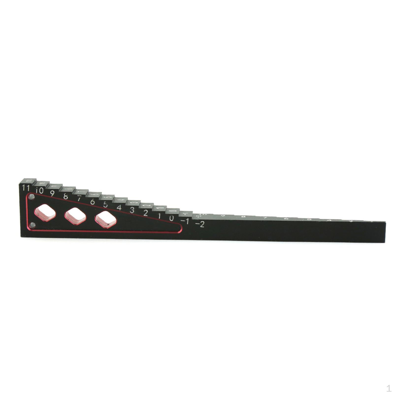 Metal Adjuster Ruler Measuring Tool Practical Ride Height Droop for 1/12 RC Touring Car
Metal Adjuster Ruler Measuring Tool Practical Ride Height Droop for 1/12 RC Touring Car