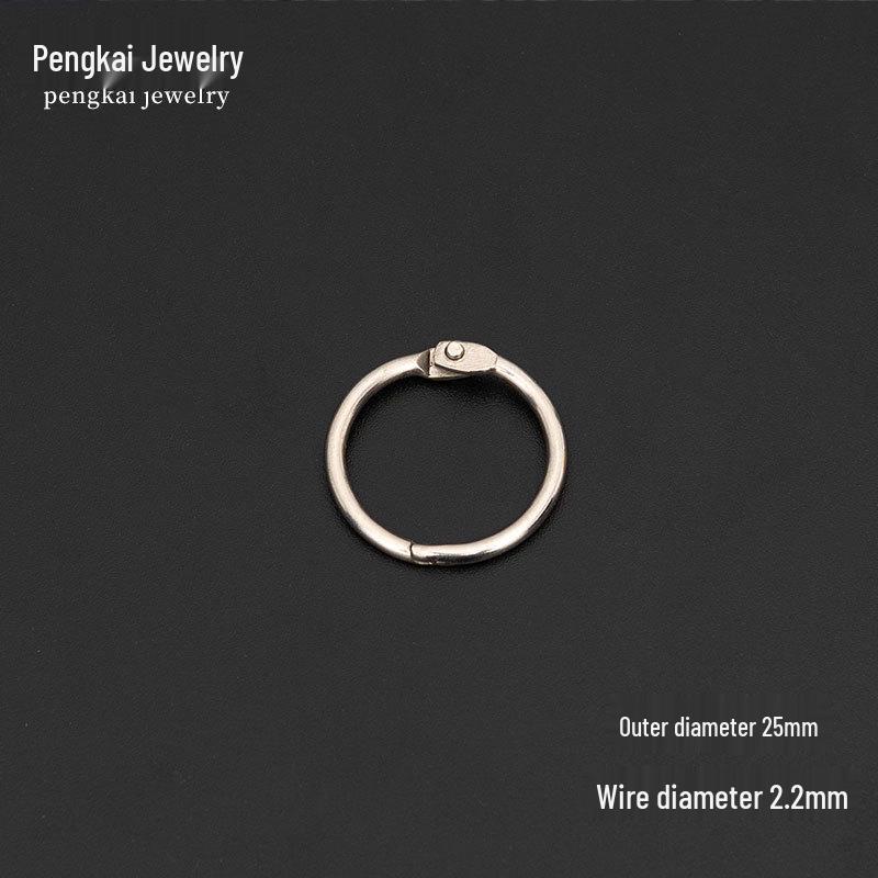 Металлические кольца-зажимы для DIY альбомов, украшений и брелоков
Металлические кольца-зажимы для DIY альбомов, украшений и брелоков
