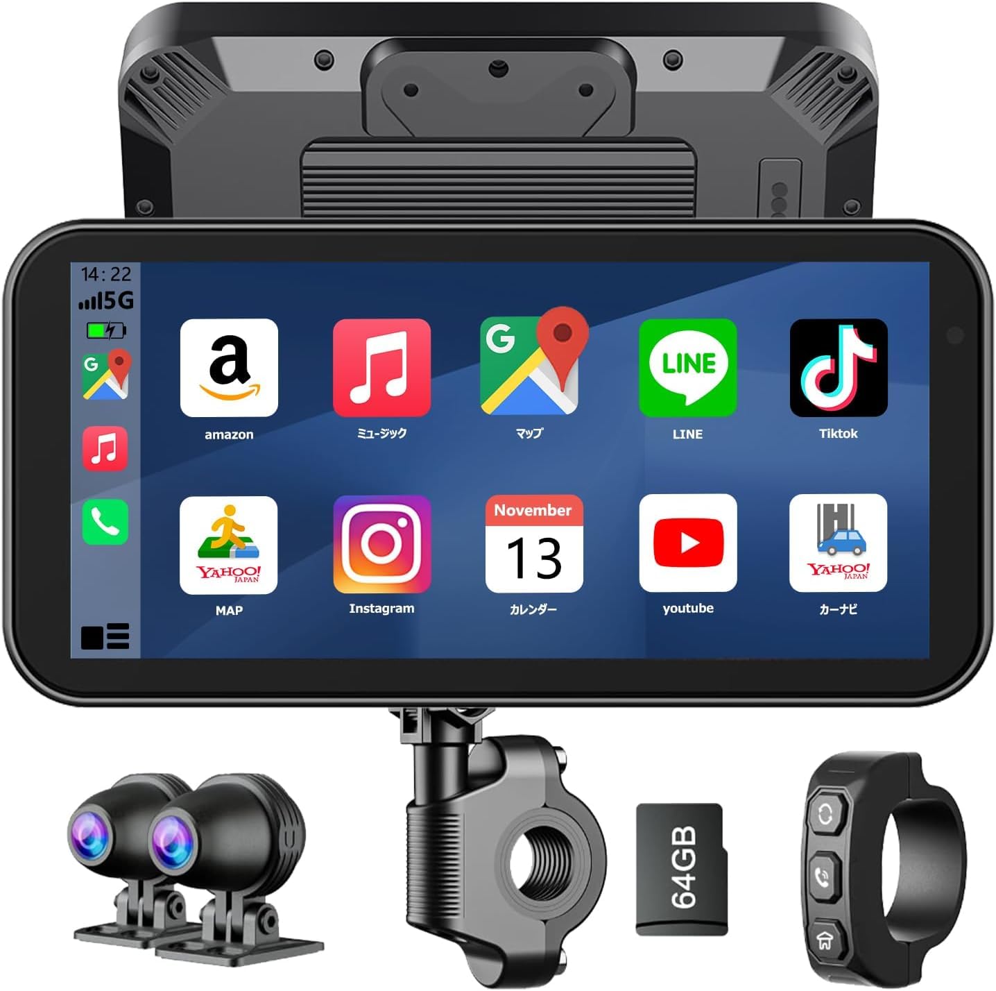 VANBAR Motorcycle Drive Compatible with Touch Motorcycle Drive Equipped with Smartphone Simultaneous Recording of Front and Rear Automatic Brightness
VANBAR Motorcycle Drive Compatible with Touch Motorcycle Drive Equipped with Smartphone Simultaneous Recording of Front and Rear Automatic Brightness