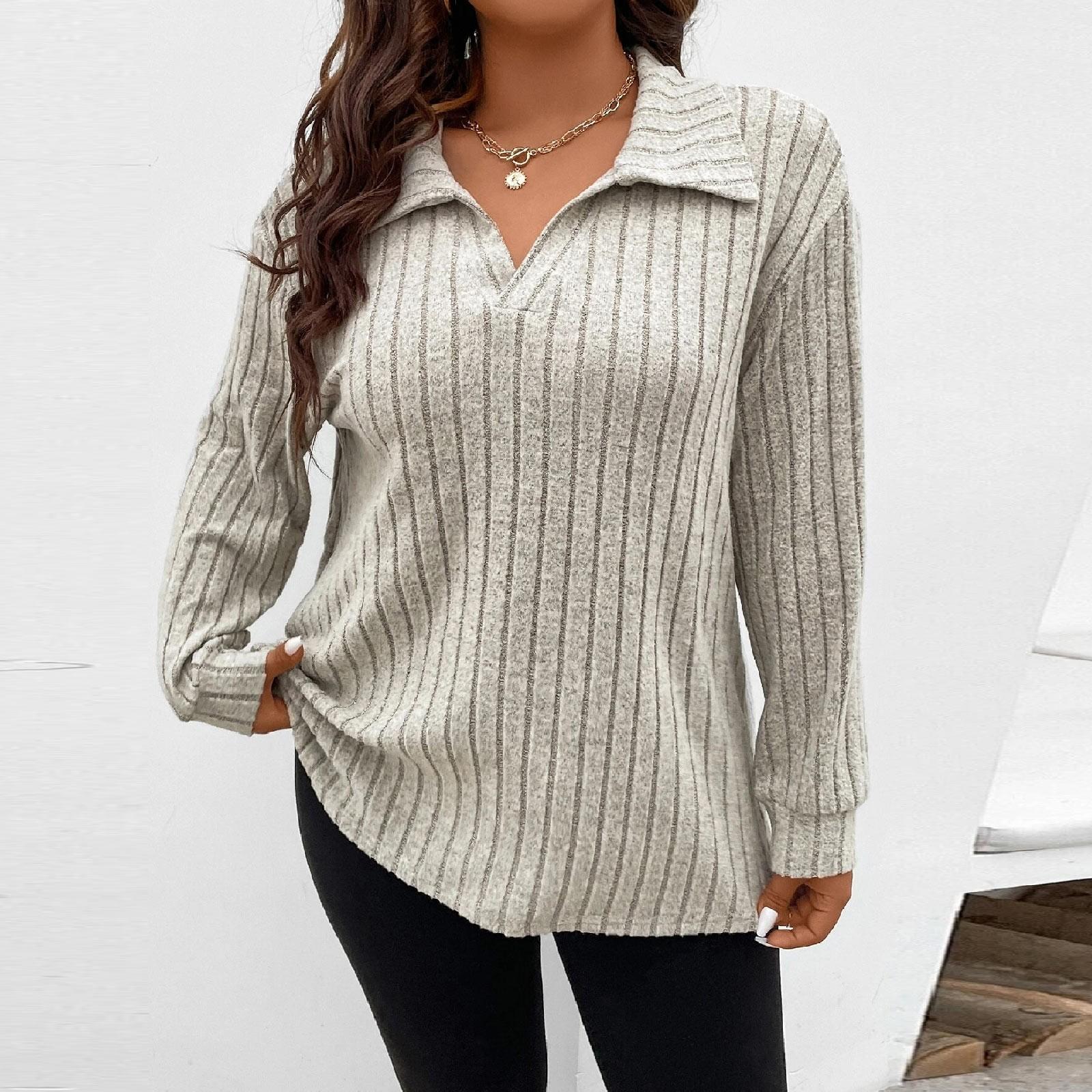 Women s Fashion Color V Neck Lapel Long Sleeves Casual T-Shirt Tops Winter XXL бежевый
Women s Fashion Color V Neck Lapel Long Sleeves Casual T-Shirt Tops Winter XXL бежевый