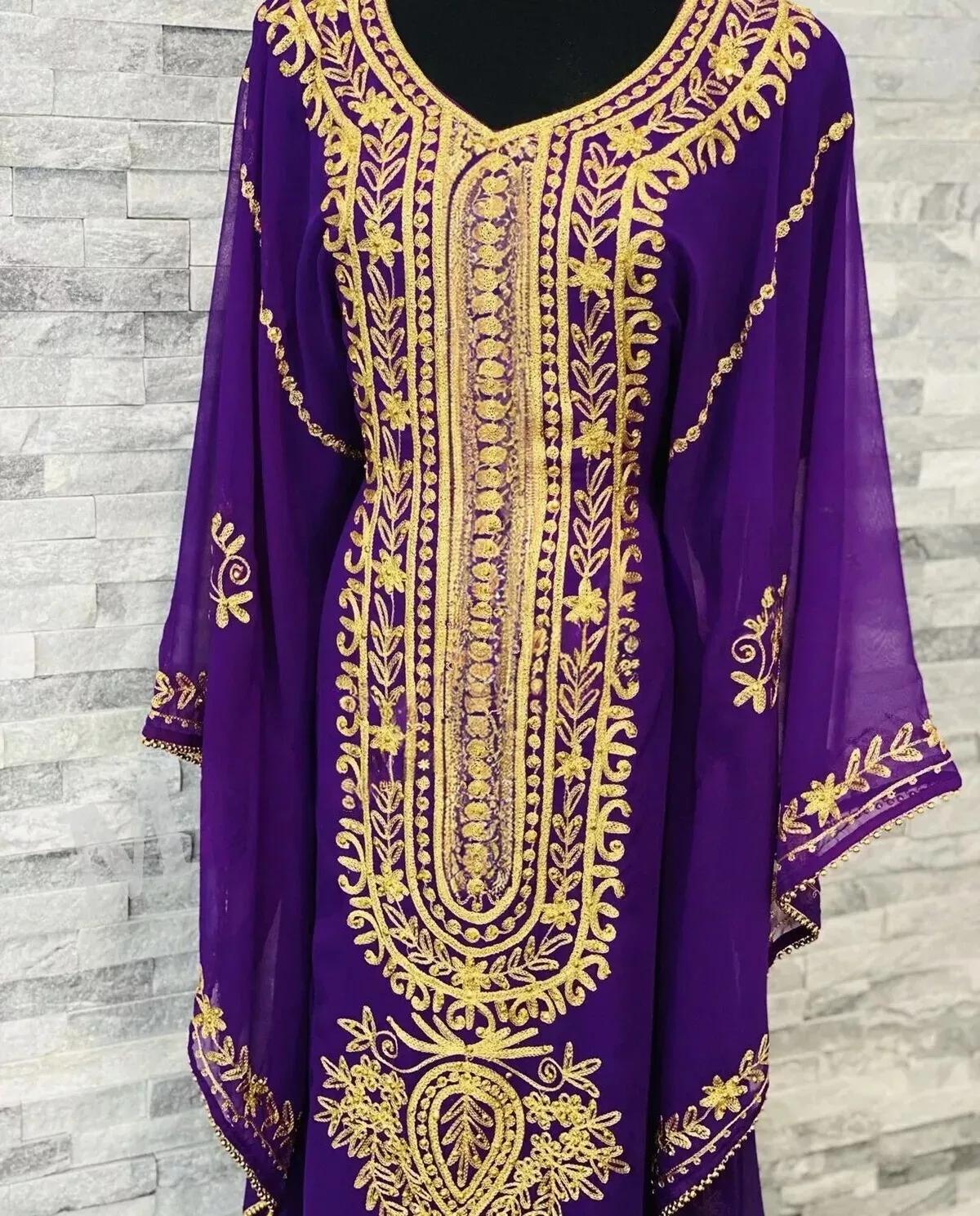 Исламский кафтан Дубай ручной работы марокканский стильный жоржет платье платье кафтан FREE SIZE фиолетовый
Исламский кафтан Дубай ручной работы марокканский стильный жоржет платье платье кафтан FREE SIZE фиолетовый
