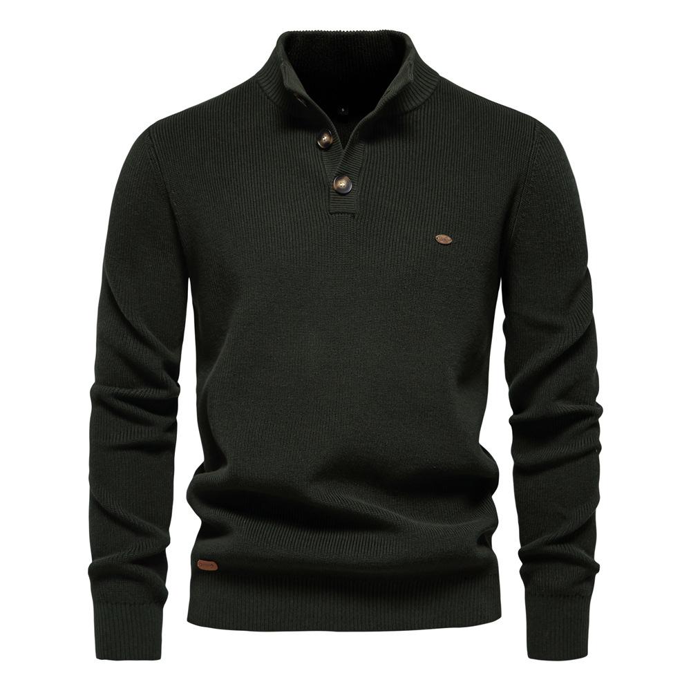 New Autumn and Winter Men s Semi-open Chest Sweater Men s Long-sleeved Stand-up Collar Solid Color Versatile Casual Men s Top 2XL
New Autumn and Winter Men s Semi-open Chest Sweater Men s Long-sleeved Stand-up Collar Solid Color Versatile Casual Men s Top 2XL