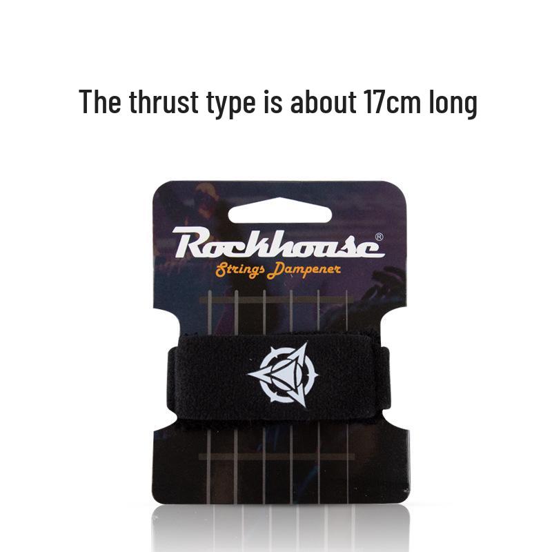 ROCKHOUSE Guitar Muting Strap: Electric, Folk, Acoustic Dampening & String Protector Clip.
ROCKHOUSE Guitar Muting Strap: Electric, Folk, Acoustic Dampening & String Protector Clip.