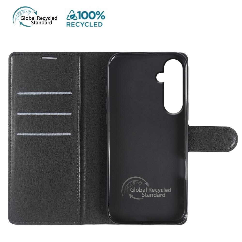 For Samsung Galaxy A55 5G Stand Case Biobased Eco-Friendly RPET RPVB Slim Phone Cover with Wallet Black
For Samsung Galaxy A55 5G Stand Case Biobased Eco-Friendly RPET RPVB Slim Phone Cover with Wallet Black