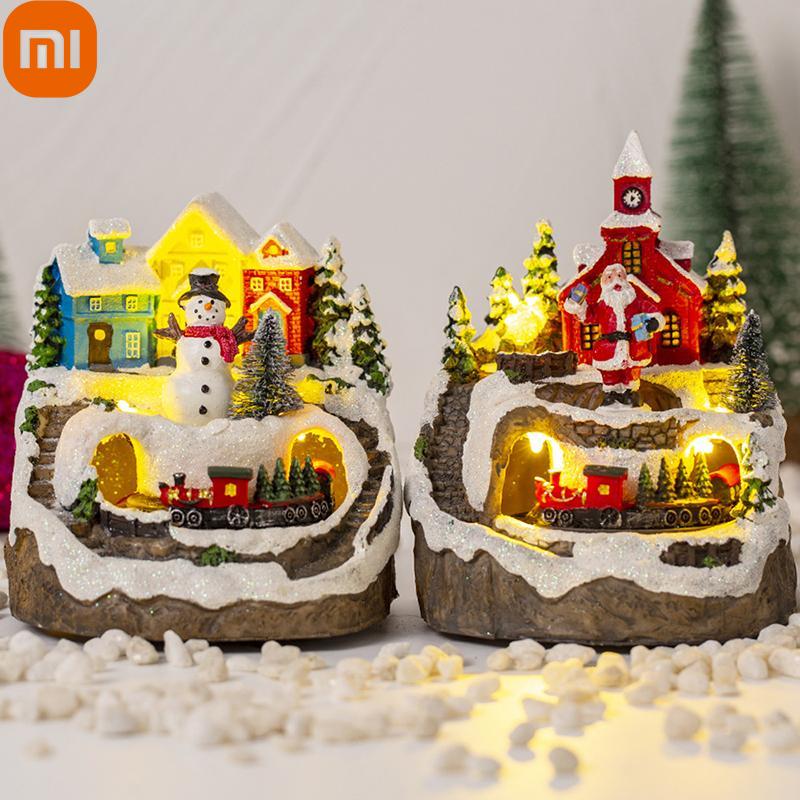 Xiaomi Christmas Ornament Glowing House Electric Music LED Light DIY Christmas Craft Decor Snow Town Scene Desktop Christmas Figurines Resin Landscape
Xiaomi Christmas Ornament Glowing House Electric Music LED Light DIY Christmas Craft Decor Snow Town Scene Desktop Christmas Figurines Resin Landscape