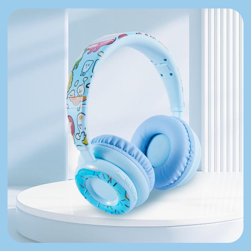 New Sweet Donut Graffiti Style Over-Ear Bluetooth Headphones with FM, Card Slot, and High-Quality Sound KE-33 синій
New Sweet Donut Graffiti Style Over-Ear Bluetooth Headphones with FM, Card Slot, and High-Quality Sound KE-33 синій