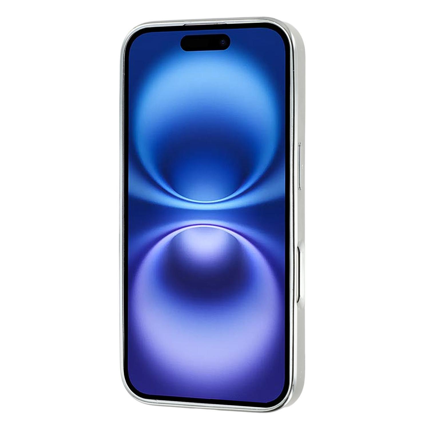 For iPhone 16 Case Electroplated Epoxy Metal Decor TPU+Acrylic Phone Cover Precise Cutouts Mirror Butterfly
For iPhone 16 Case Electroplated Epoxy Metal Decor TPU+Acrylic Phone Cover Precise Cutouts Mirror Butterfly