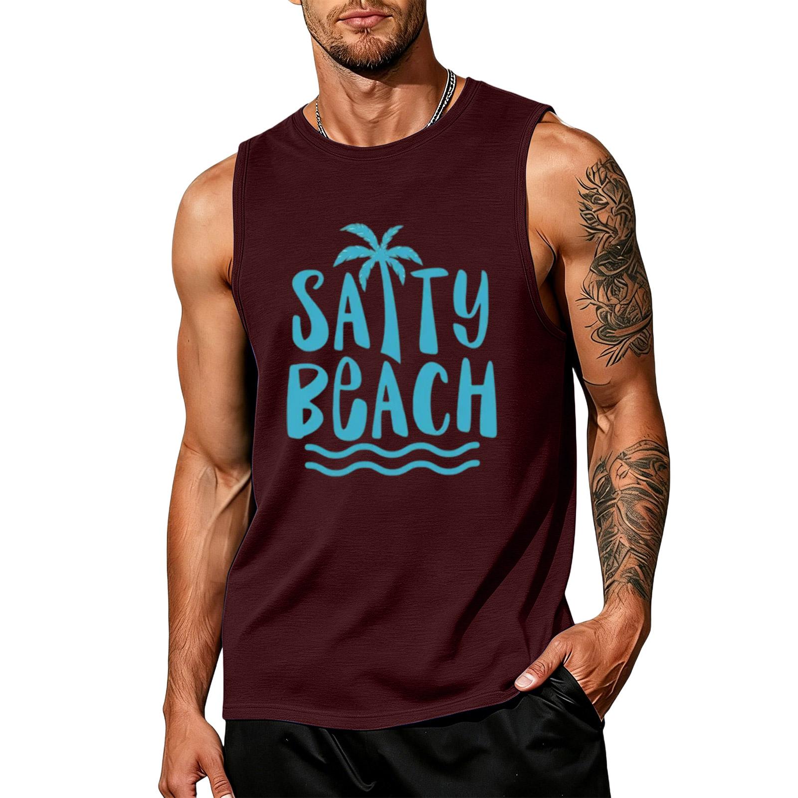 Mens Sleeveless Tank Top Crew Neck Muscle Tee Loose Fit Casual Shirt Tree Letter Print Soft Fabric Lightweight Summer Vest L винный
Mens Sleeveless Tank Top Crew Neck Muscle Tee Loose Fit Casual Shirt Tree Letter Print Soft Fabric Lightweight Summer Vest L винный