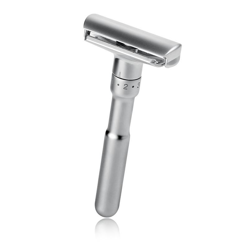 Adjustable Safety Razor Mens Double Edge Shaving Classic Safety With 5 PCS Titanium Coated Blades Shaver Razor Blade And PU Bag
Adjustable Safety Razor Mens Double Edge Shaving Classic Safety With 5 PCS Titanium Coated Blades Shaver Razor Blade And PU Bag