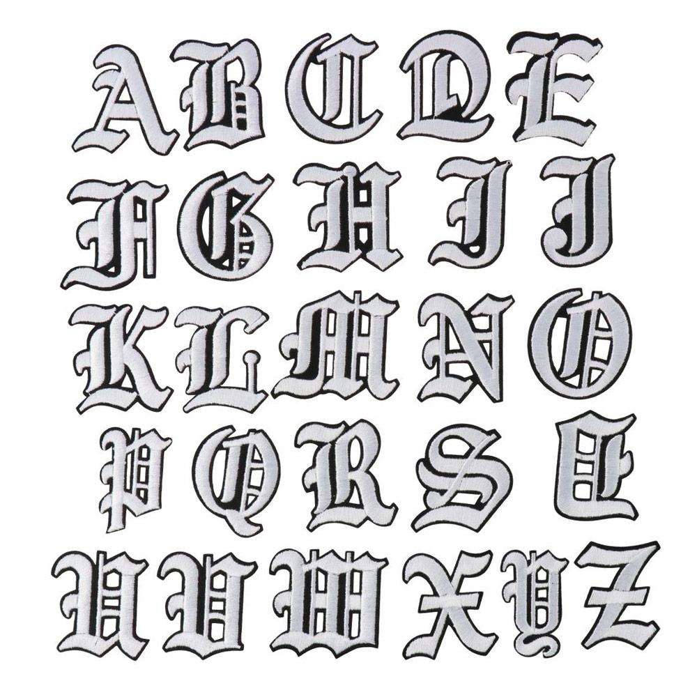 White Gothic Old English Iron on Letter Patches Polyester Thread 2 Inches Badge Embroidery Patches a-Z Border Letters Embroidery античная латунь
White Gothic Old English Iron on Letter Patches Polyester Thread 2 Inches Badge Embroidery Patches a-Z Border Letters Embroidery античная латунь