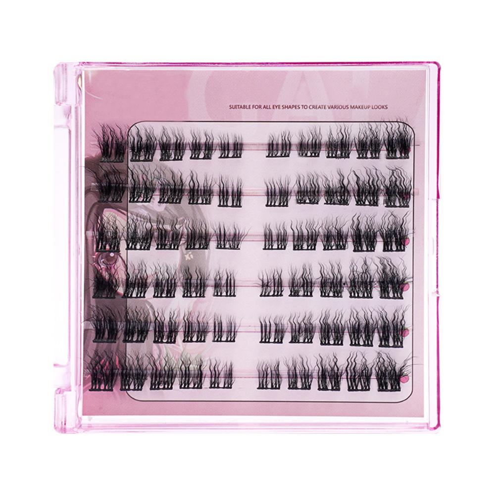 48/60 pcs Dense Bubble shaped curly Cluster false eyelashes Black Fluffy Cluster Fake Lashes Women
48/60 pcs Dense Bubble shaped curly Cluster false eyelashes Black Fluffy Cluster Fake Lashes Women